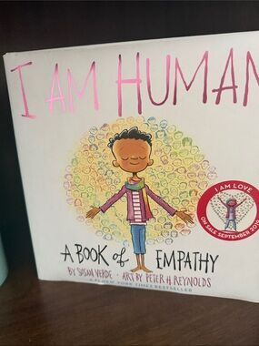 Abrams Books - I Am Human (Pink Accents)